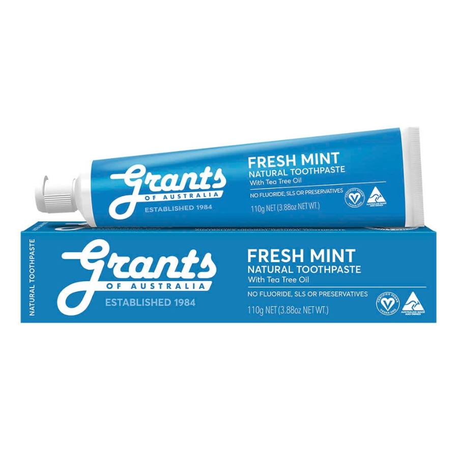 Grants of Australia Fresh Mint Natural Toothpaste