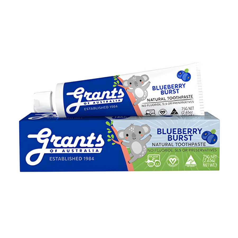 Grants of Australia Blueberry Burst Natural Toothpaste